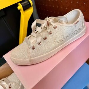 Keds kids Sparkling Cream Sneakers